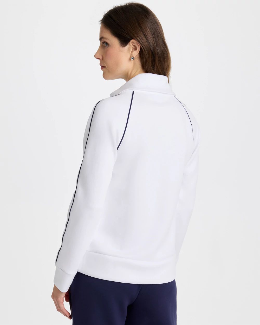 Zenergy® Soft Pique Half-Zip Pullover Top | Chico's